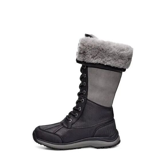 UGG Women's W ADIRONDACK BOOT TALL III Snow BLACK 10 M US - Picture 1 of 5